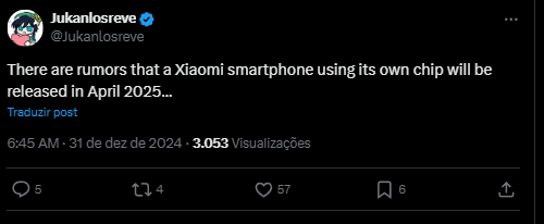 Novo Chip Xiaomi