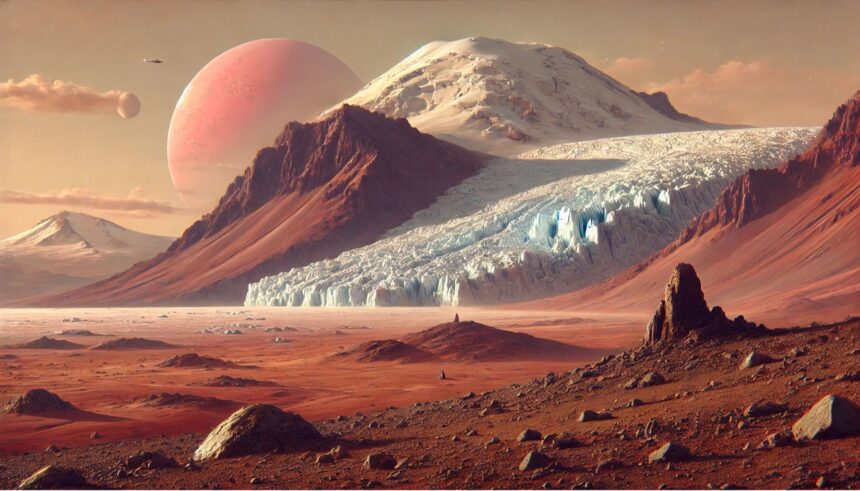 Vulcão gigante em Marte é descoberto