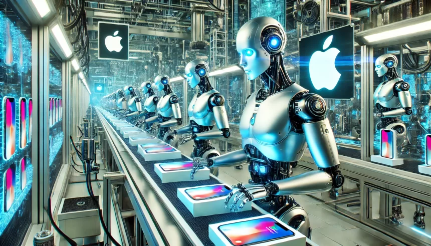 Apple usa robôs humanoides para produzir o novo iPhone