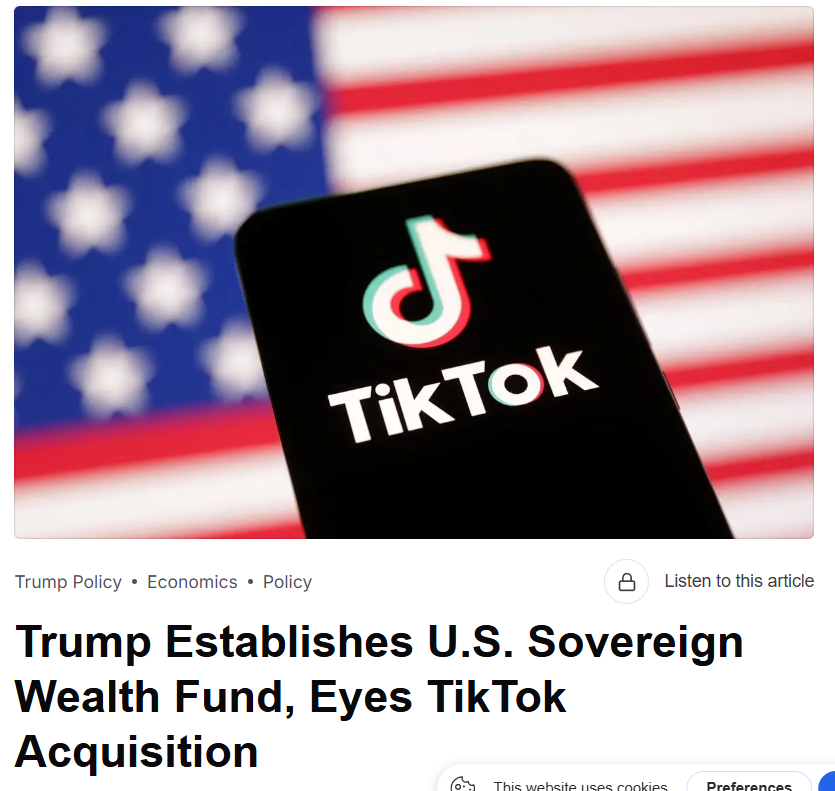 Trump quer comprar o TikTok