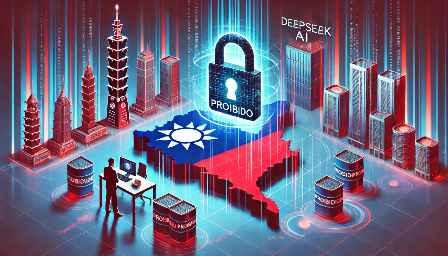 Taiwan bloqueia DeepSeek AI em setores governamentais