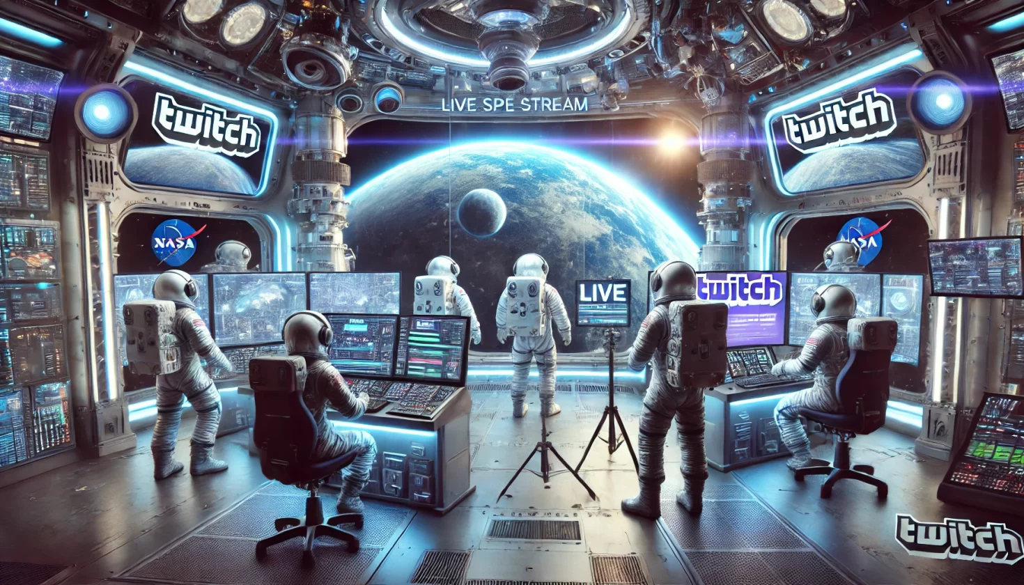 NASA vai transmitir ao vivo do espaço pela Twitch