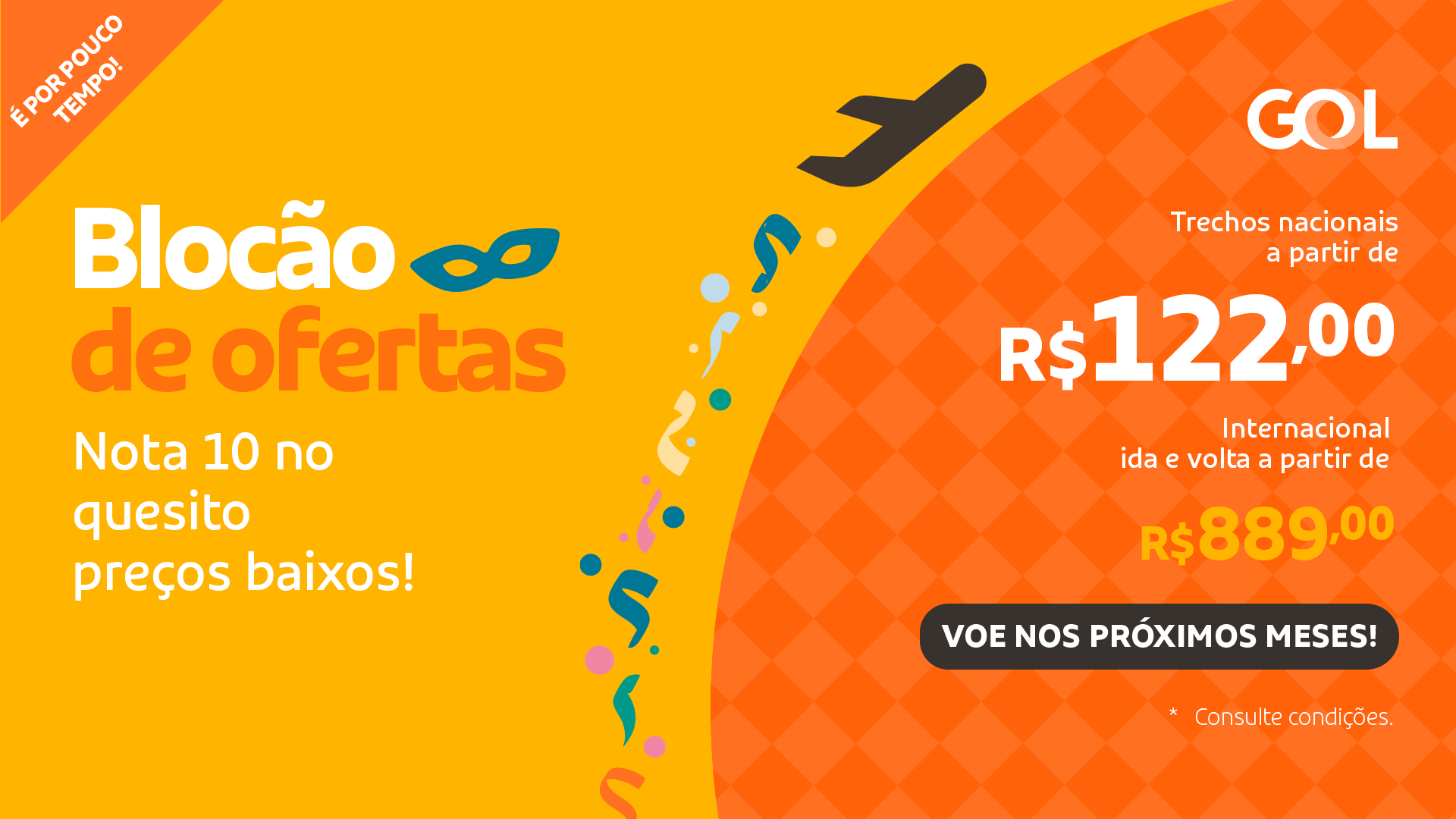 Gol promoção Carnaval