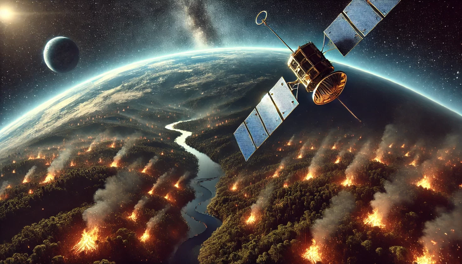 FireSat: primeiro satélite para monitoramento de incêndios florestais entra em órbita