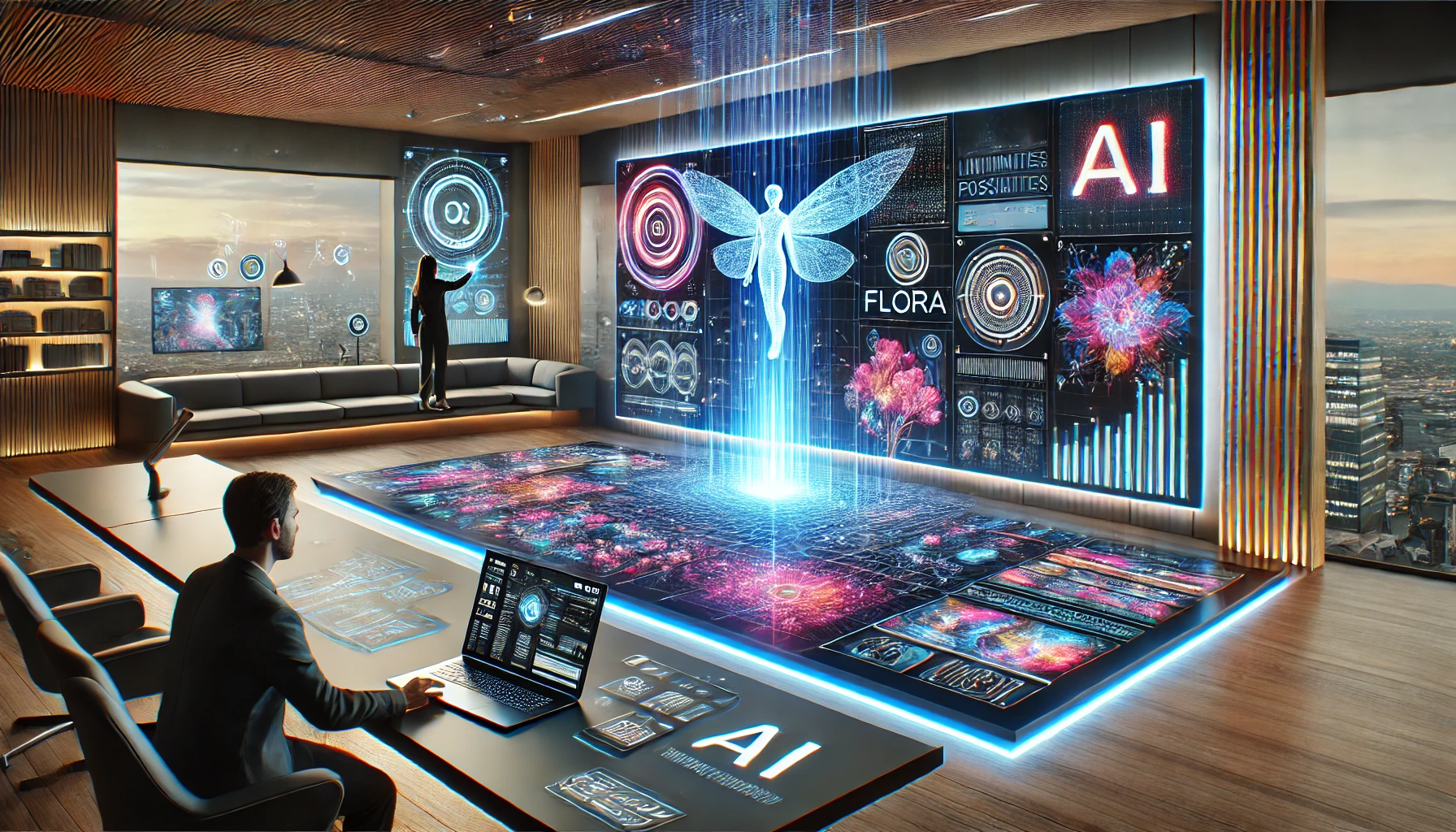Flora Revoluciona: "tela infinita" com IA para profissionais criativos