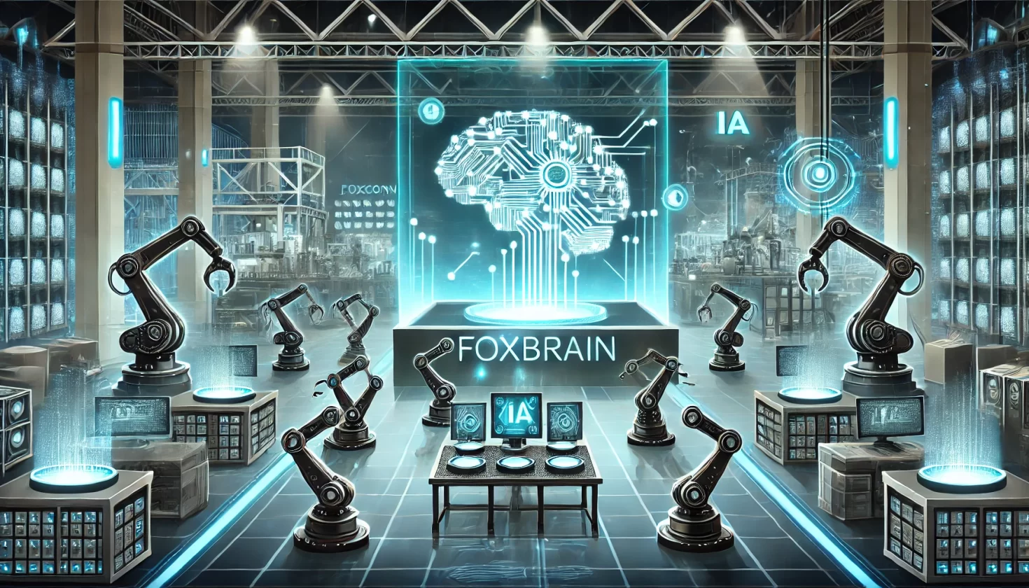 Foxconn lança FoxBrain, seu primeiro modelo de IA para manufatura