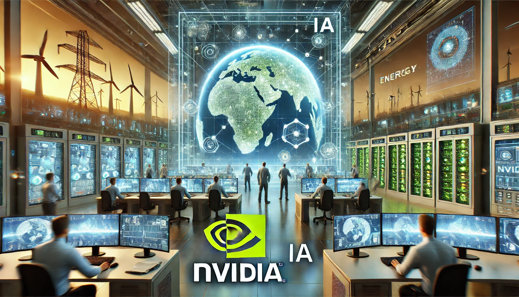 Nvidia entra em consórcio global para revolucionar redes elétricas com IA