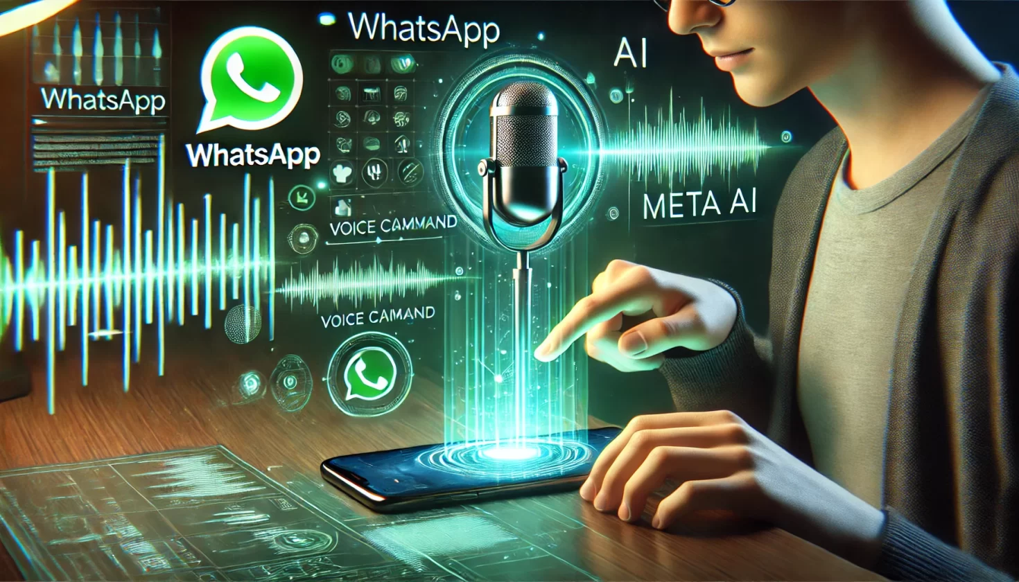 WhatsApp testa comando de voz para interagir com a Meta AI