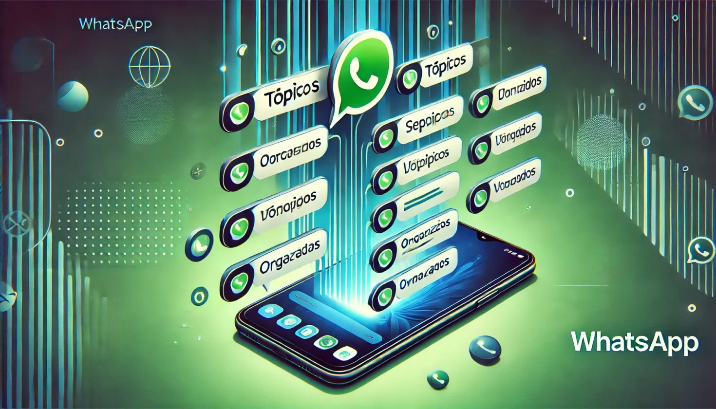 WhatsApp testa tópicos para organizar conversas longas