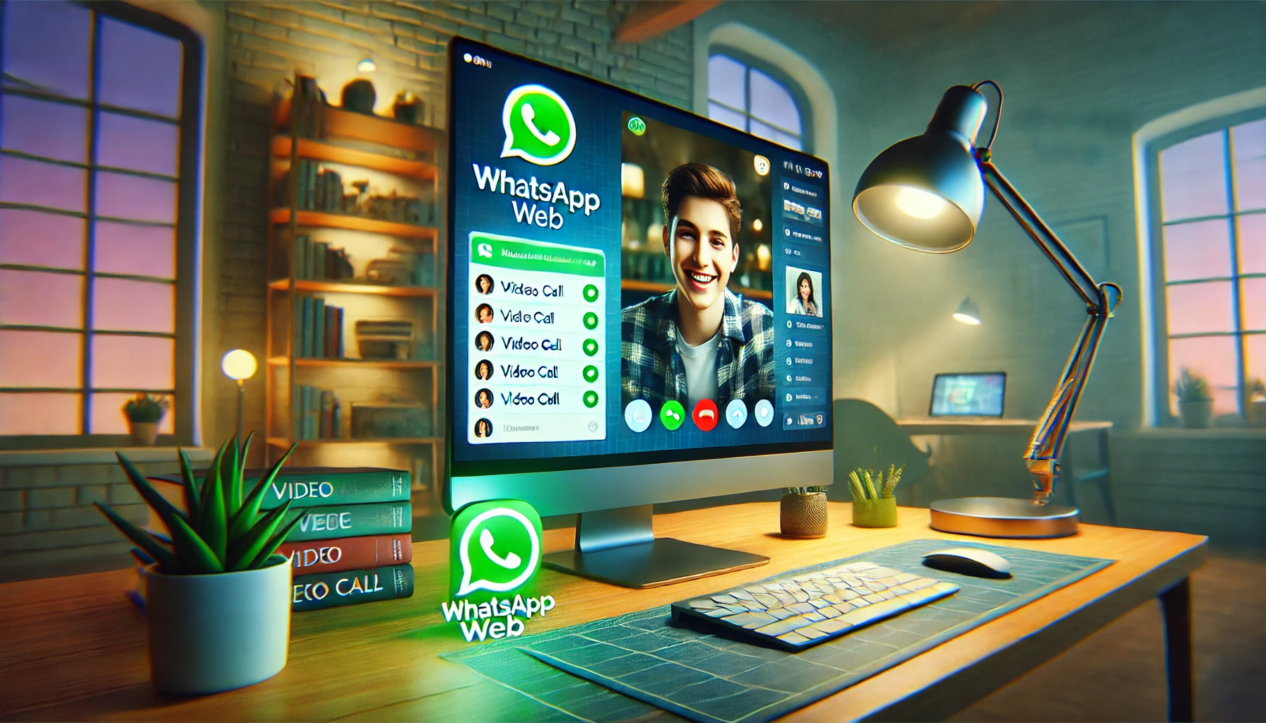 WhatsApp Web pode ganhar chamadas de voz e vídeo em breve - Imagem: Dall-E