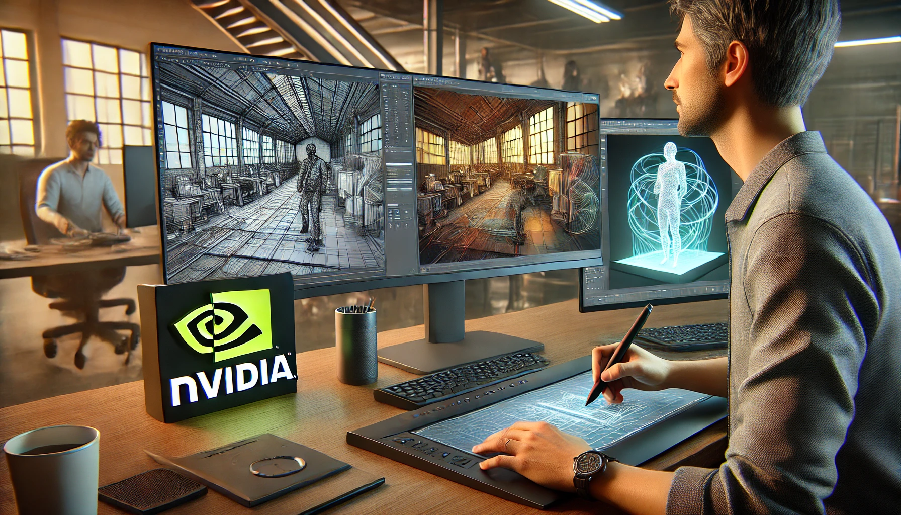 Nvidia lança ferramenta transforma rascunho 3D em imagens 2D detalhadas - Imagem: Dall-E