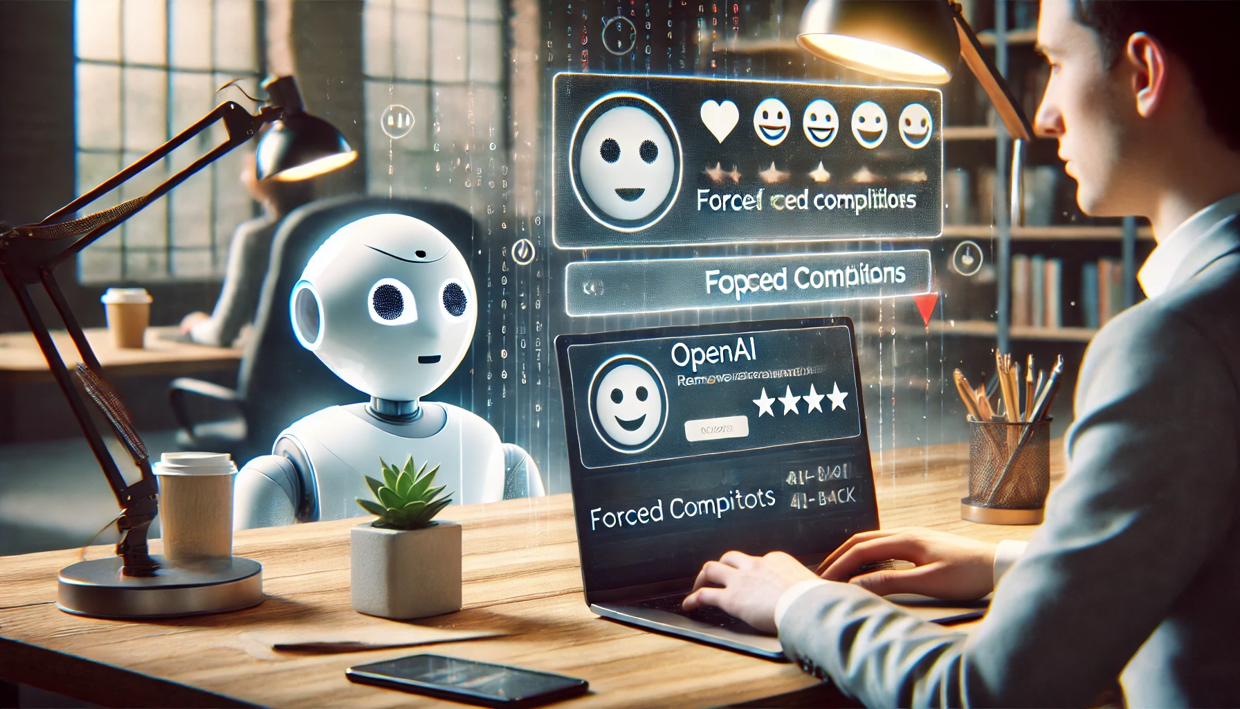 OpenAI remove atualização do ChatGPT após onda de elogios forçados - Imagem: Dall-E