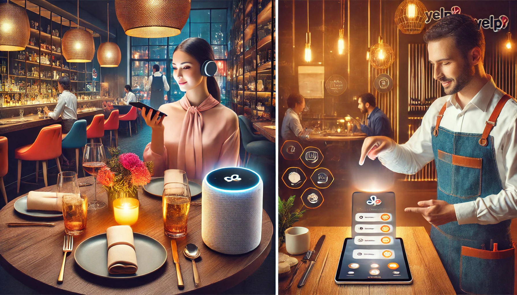 Yelp estreia assistentes de voz com IA para restaurantes e prestadores de serviços