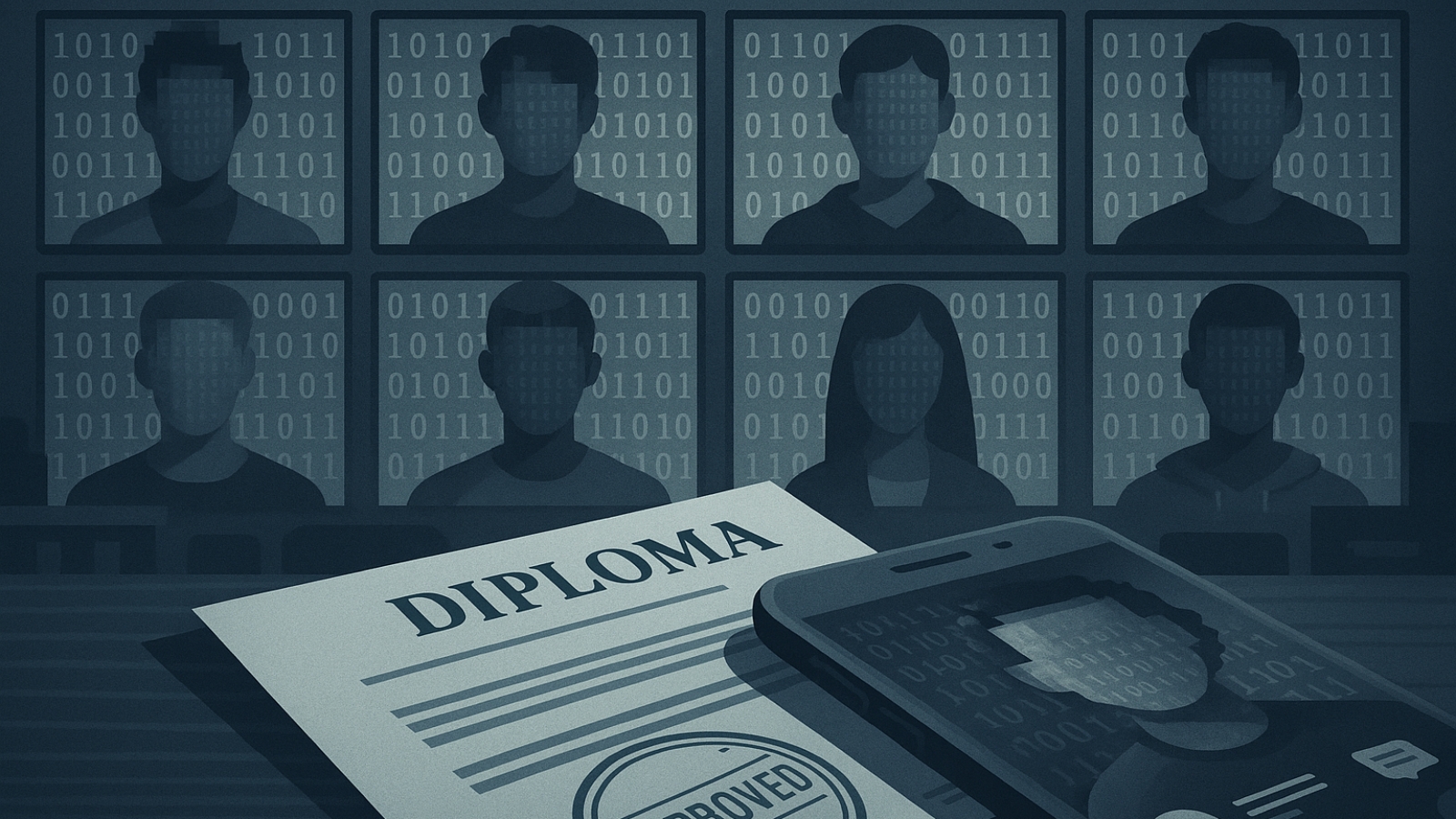 Alunos fantasmas criados por IA fraudam bolsas em faculdades dos EUA - Imagem: ChatGPT