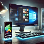 Android 16 testa Modo Desktop que transforma celular em PC - Imagem: Dall-E