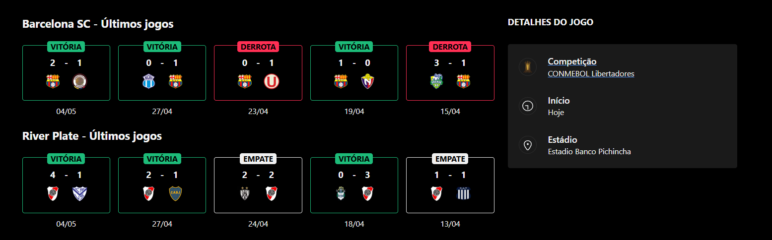 Barcelona x River Plate
