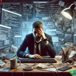 Burnout atinge 42,5% dos profissionais de TI no Brasil - Imagem: Dall-E
