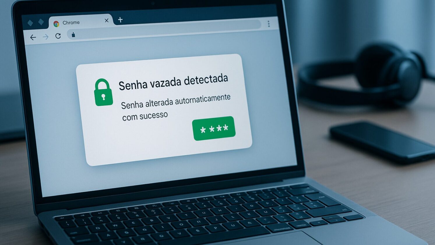 Chrome revoluciona segurança Agora troca senhas vazadas automaticamente