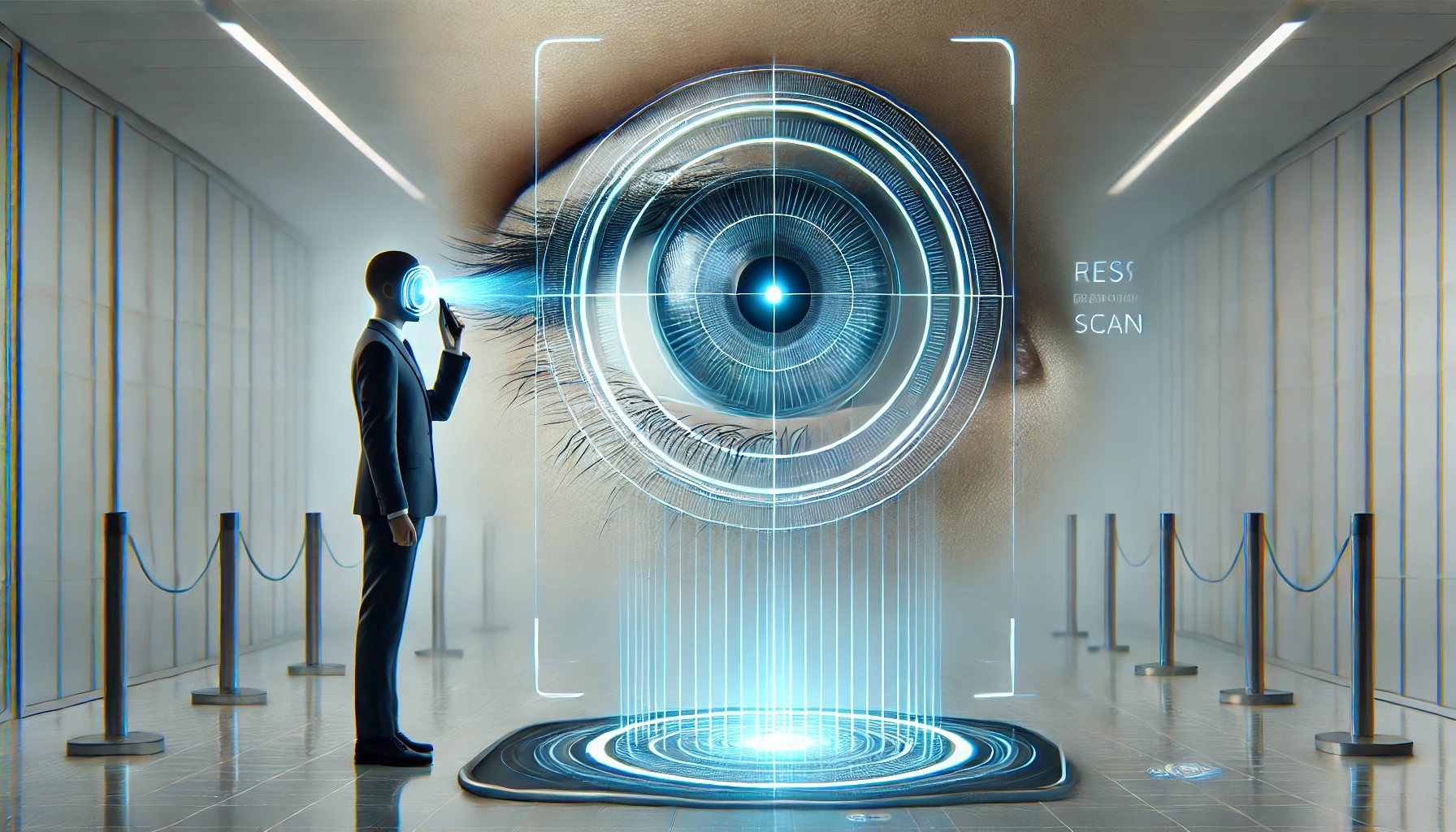 Empresa de escaneamento de íris, World anuncia parcerias com Visae Tinder para expandir biometria - Imagem: Dall-E