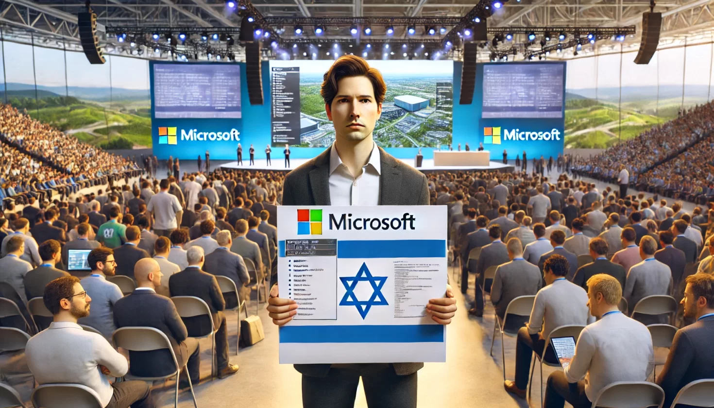 Funcionário da Microsoft protesta contra contrato com Israel durante a Build