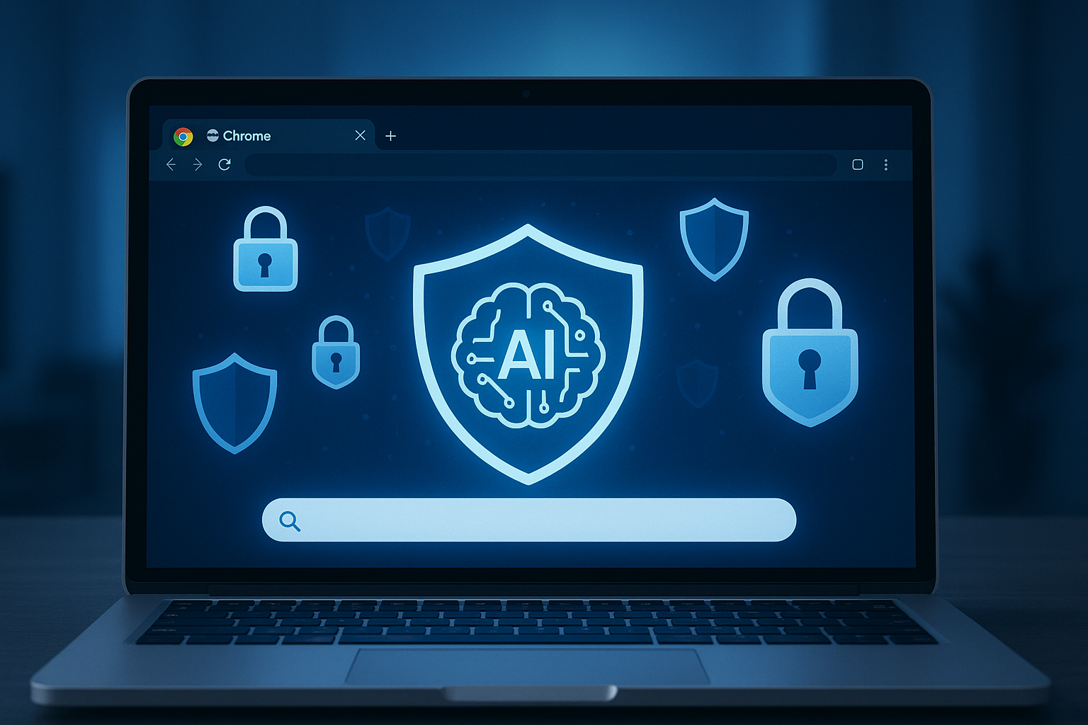 Google fortalece o Chrome com IA para barrar golpes online
