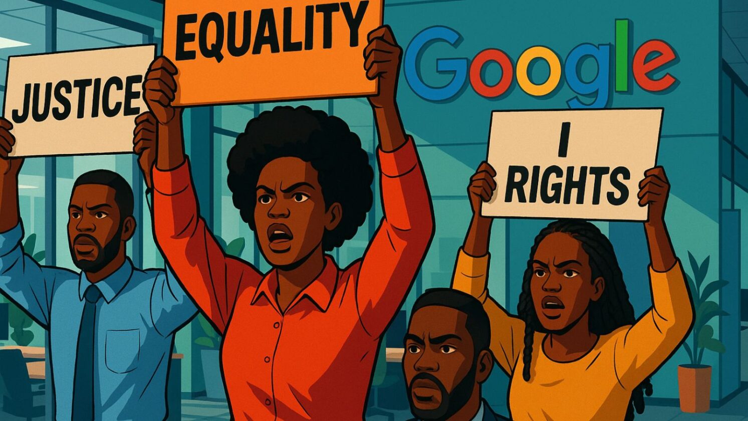 Google pagará R$ 282,5 milhões para encerrar processo por discriminação racial - Imagem: ChatGPT