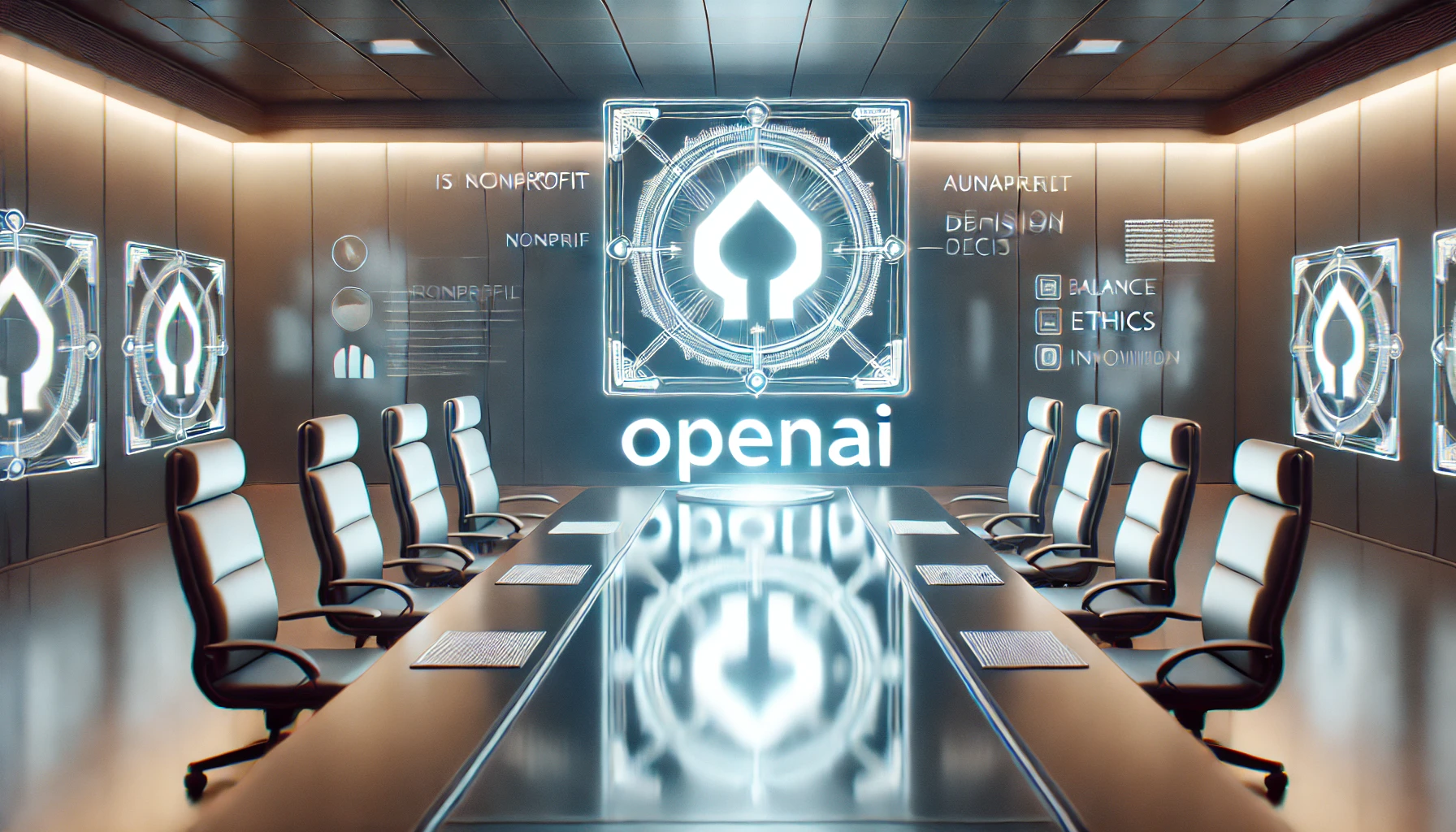OpenAI abandona mudança de estrutura e mantém status sem fins lucrativos - Imagem: Dall-E
