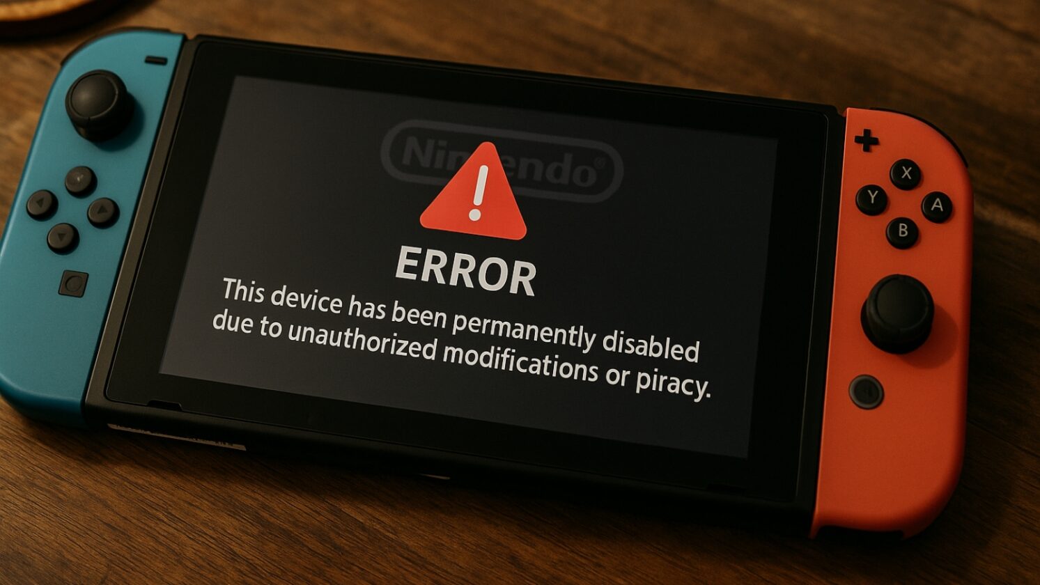Nintendo agora pode inutilizar Switch hackeado até mesmo offline - Imagem: ChatGPT