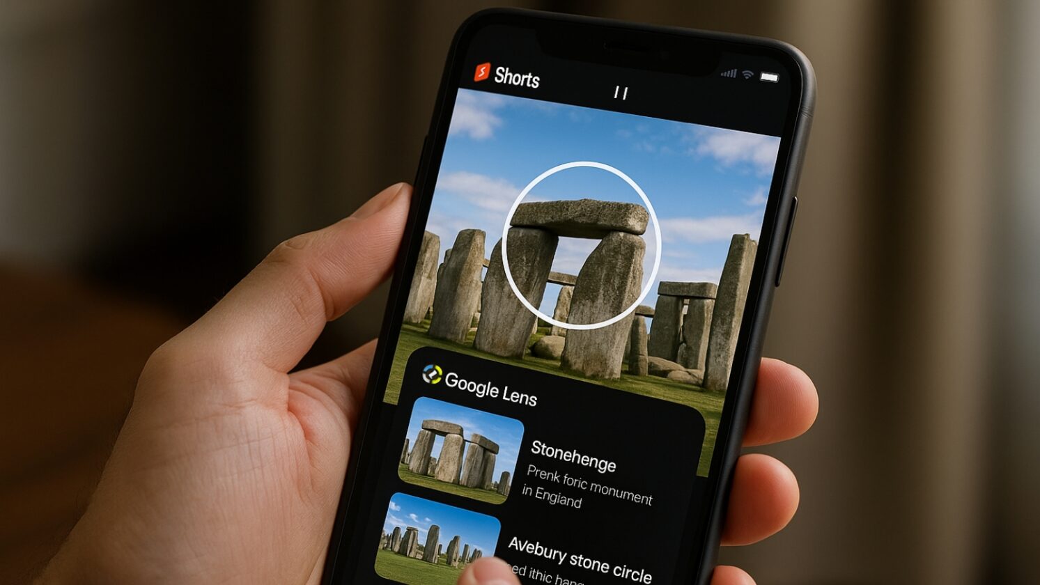 YouTube Shorts ganha integração com Google Lens para buscas visuais - Imagem: ChatGPT