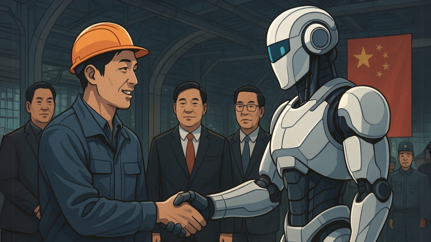 China diz que robôs humanoides não vão substituir trabalhadores - Imagem: ChatGPT