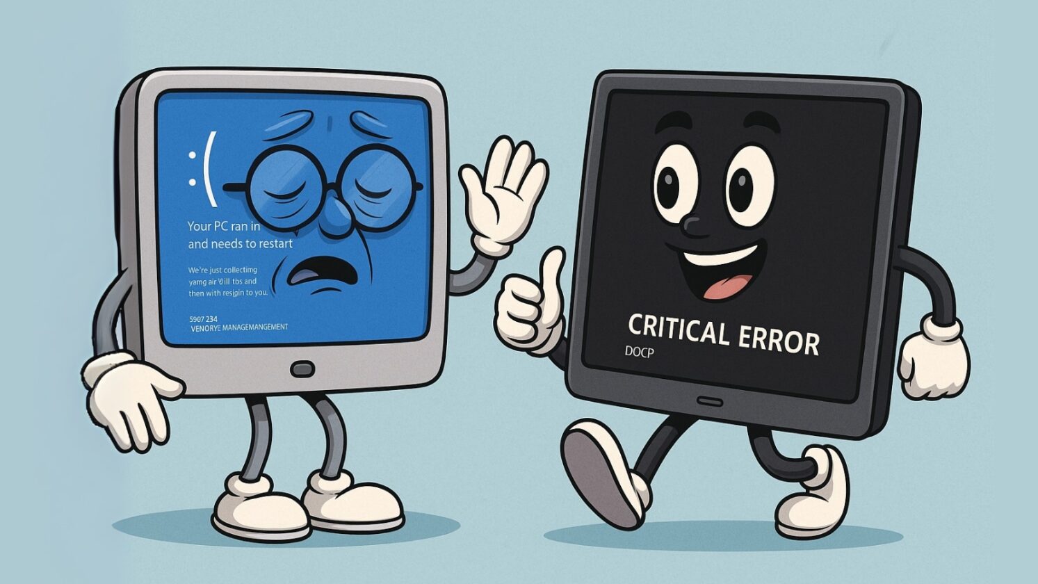 Adeus Tela Azul da Morte do Windows! Ela agora vai ser preta - Imagem: ChatGPT