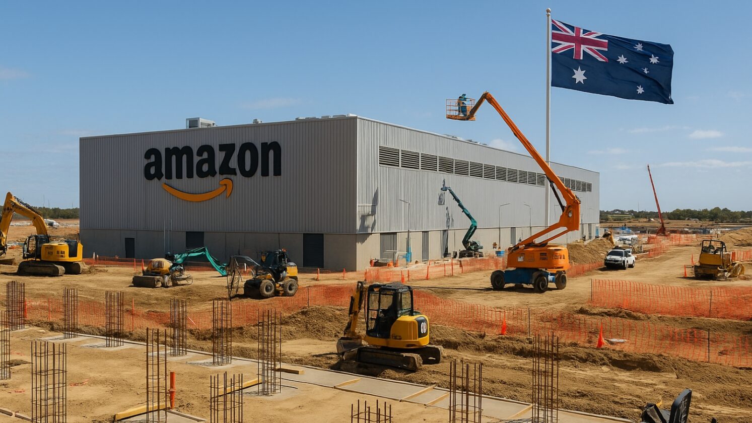 Amazon anuncia investimento de R$ 72 bilhões em data centers na Austrália - Imagem: ChatGPT