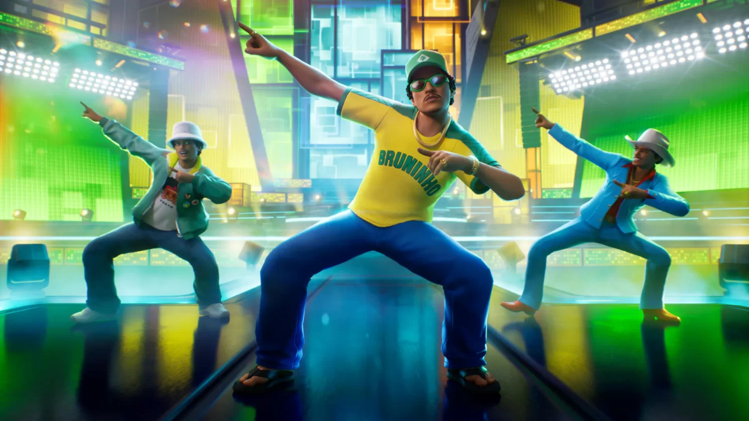 Bruno Mars chega ao Fortnite Festival com novo palco e passe musical - Imagem: Fortnite (Divulgação)