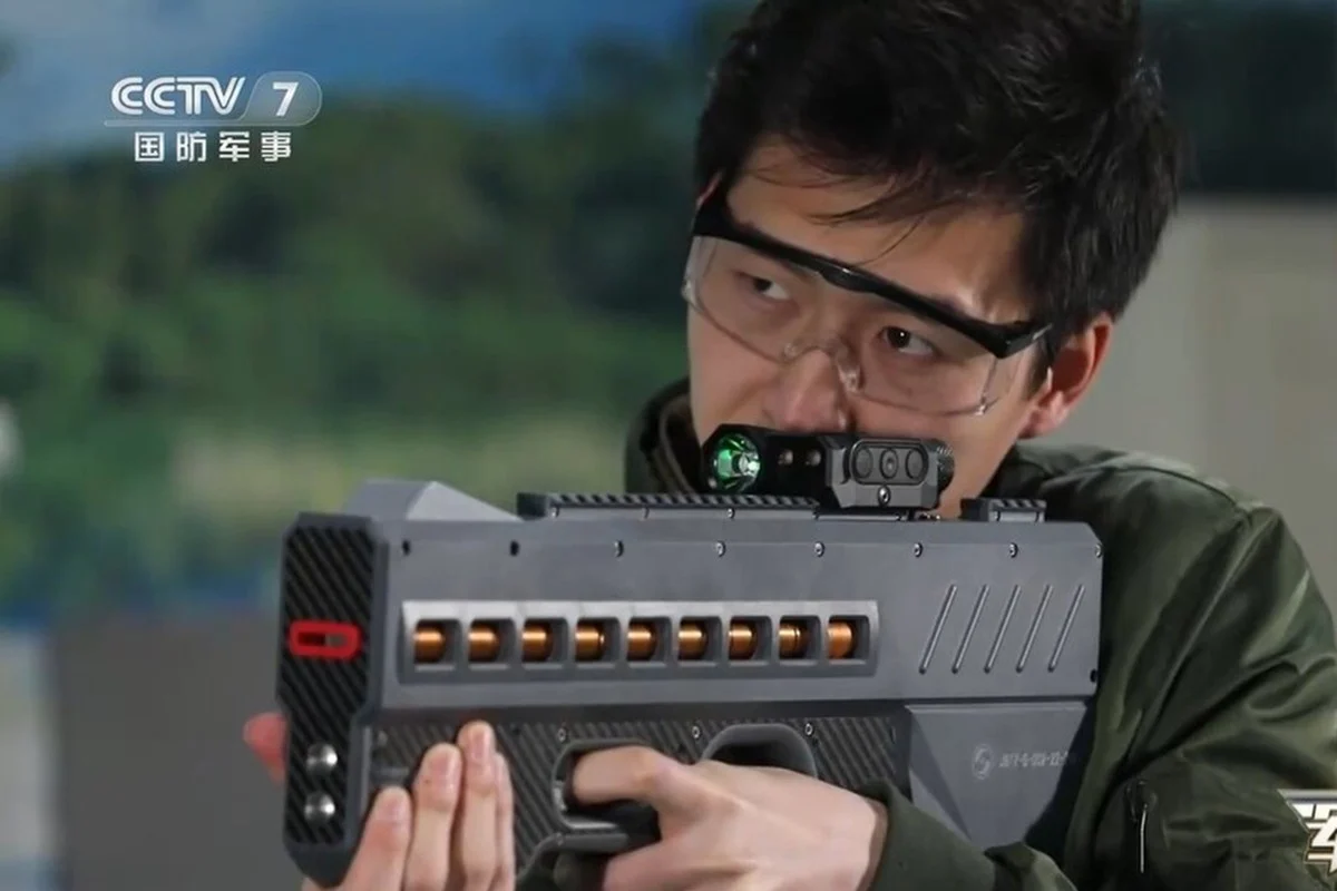 China canhão eletromagnético