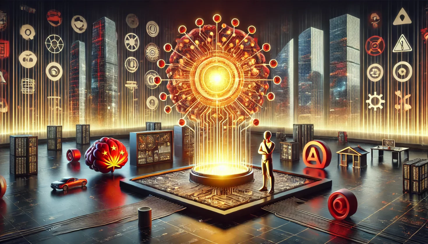 Chinesa Rednote lança modelo de IA de código aberto para desafiar gigantes - Imagem: Dall-E