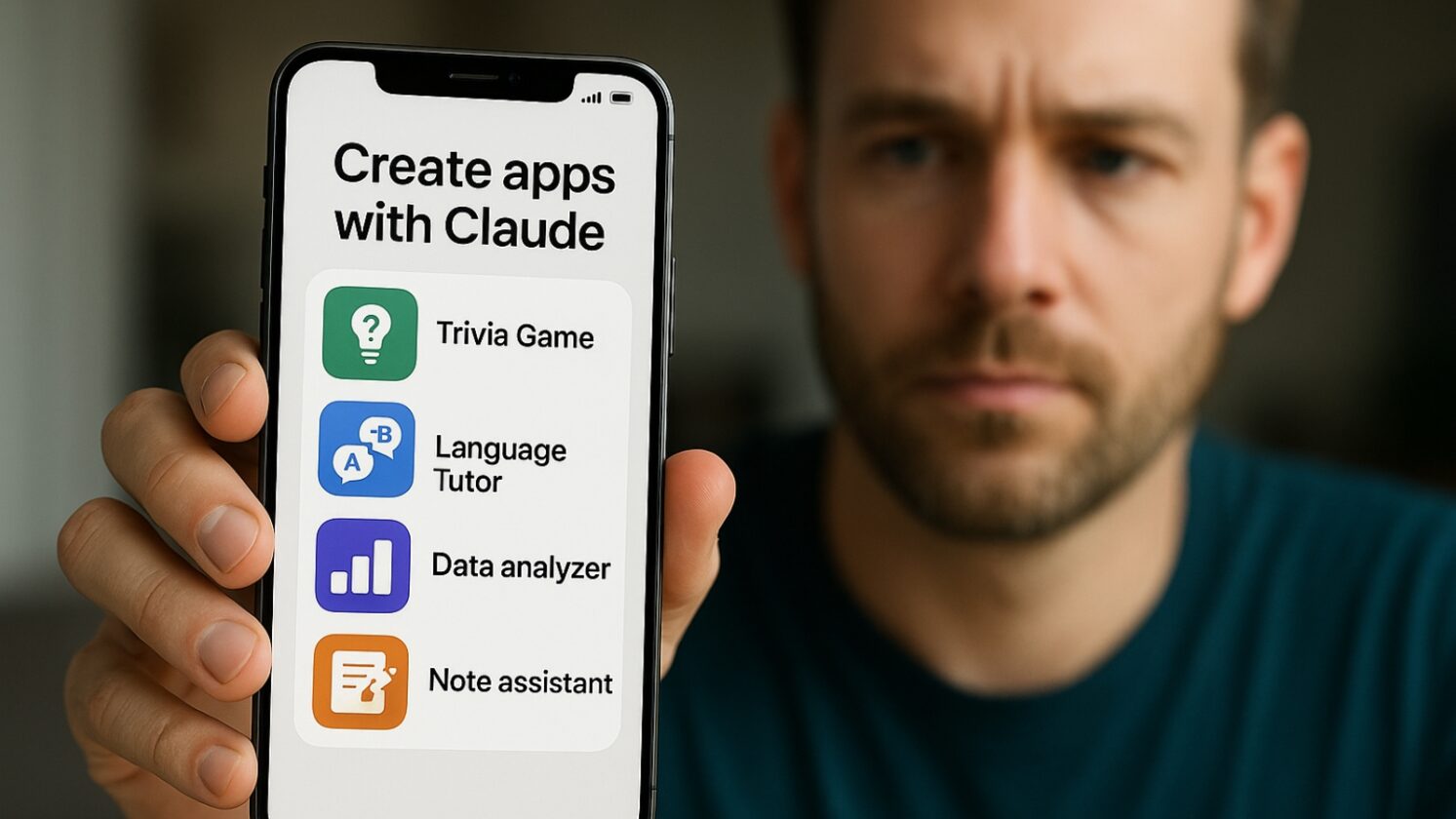 Claude agora permite criar apps com IA diretamente no chat - Imagem: ChatGPT