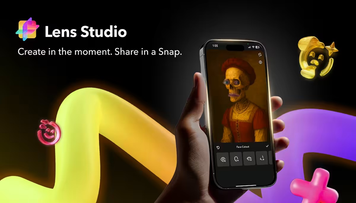 Snap lança Lens Studio para iOS e web com criação via IA - Imagem: Snap (Divulgação)