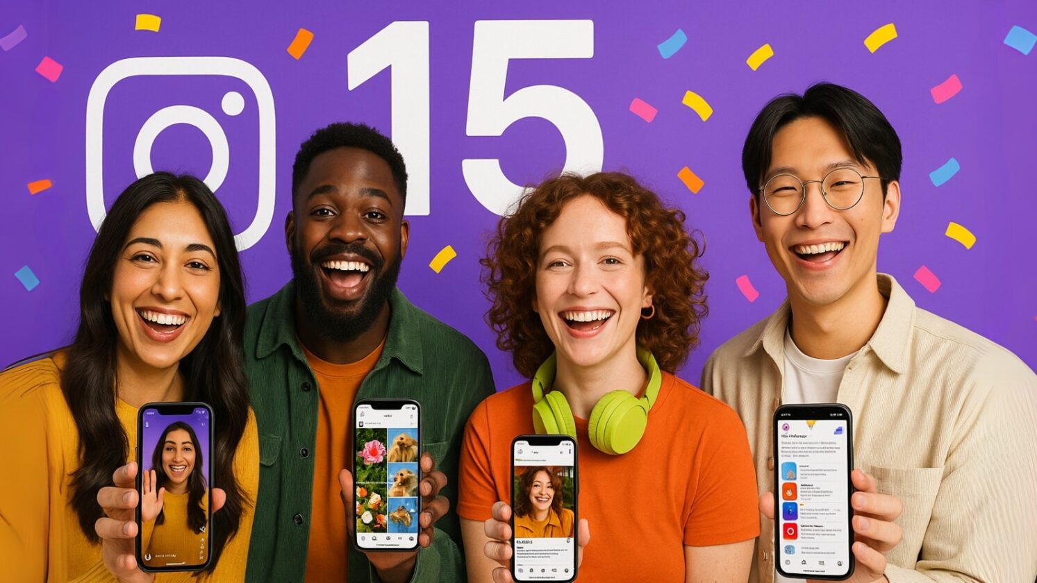 Instagram celebra 15 anos com novos recursos para criadores - Imagem: ChatGPT