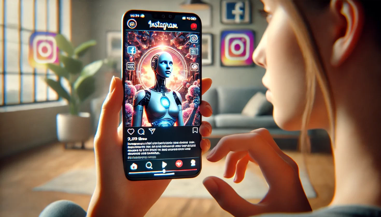 Meta quer permitir anúncios 100% feitos por IA até 2026 - Imagem: Dall-E