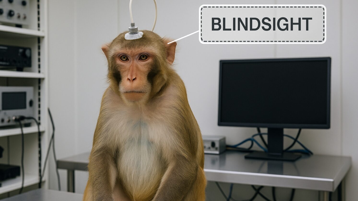 Neuralink faz macaco “enxergar” sem olhos com chip cerebral - Imagem: ChatGPT