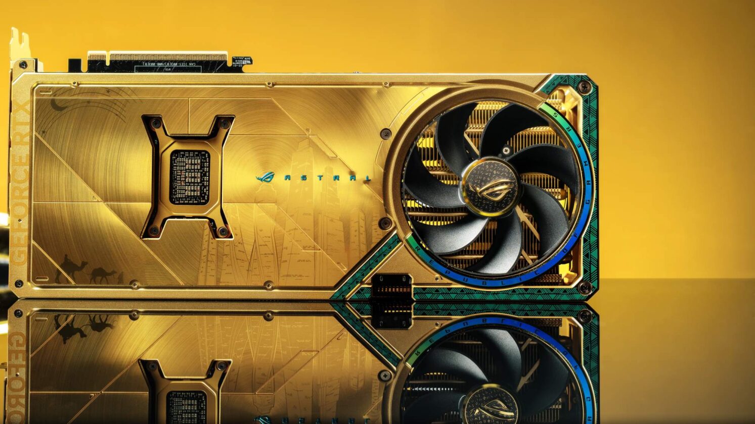 ROG Astral GeForce RTX 5080 Dhahab CORE OC edition