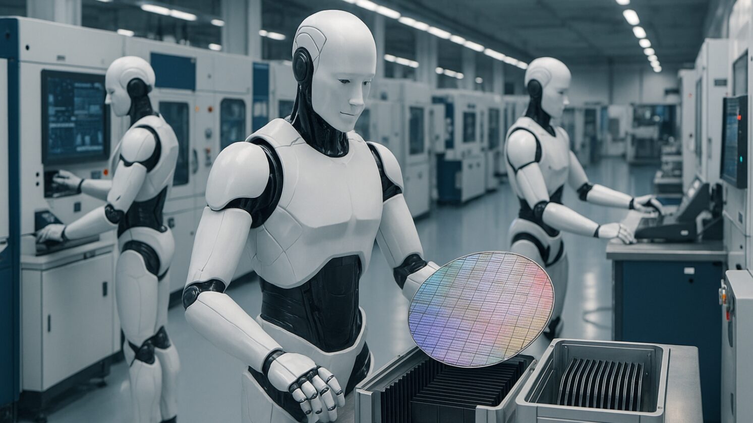 Nvidia e Foxconn usarão robôs humanoides em fábrica no Texas - Imagem: ChatGPT