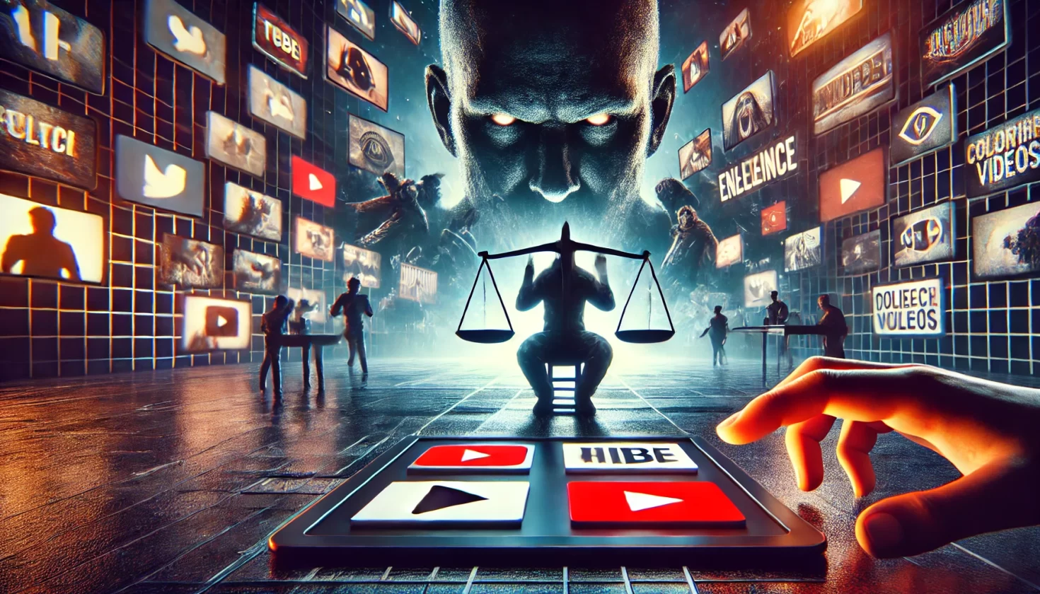 YouTube flexibiliza regras e mantém vídeos polêmicos no ar - Imagem: Dall-E