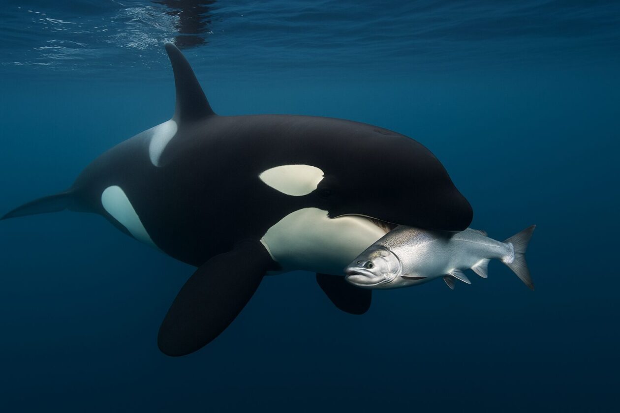 Baleias assassinas e humanos