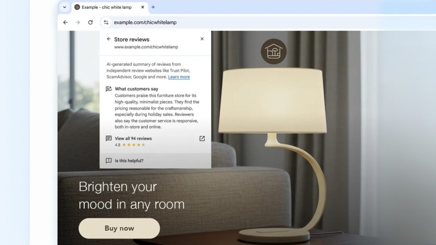Chrome ganha inteligência artificial para avaliar lojas online - Imagem: ChatGPT