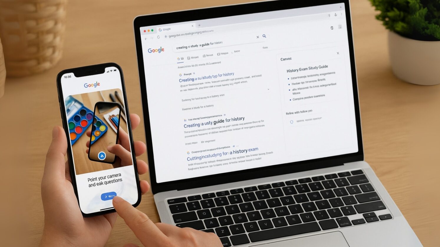 Google expande Modo IA com Canvas, Search Live e suporte a arquivos - Imagem: ChatGPT