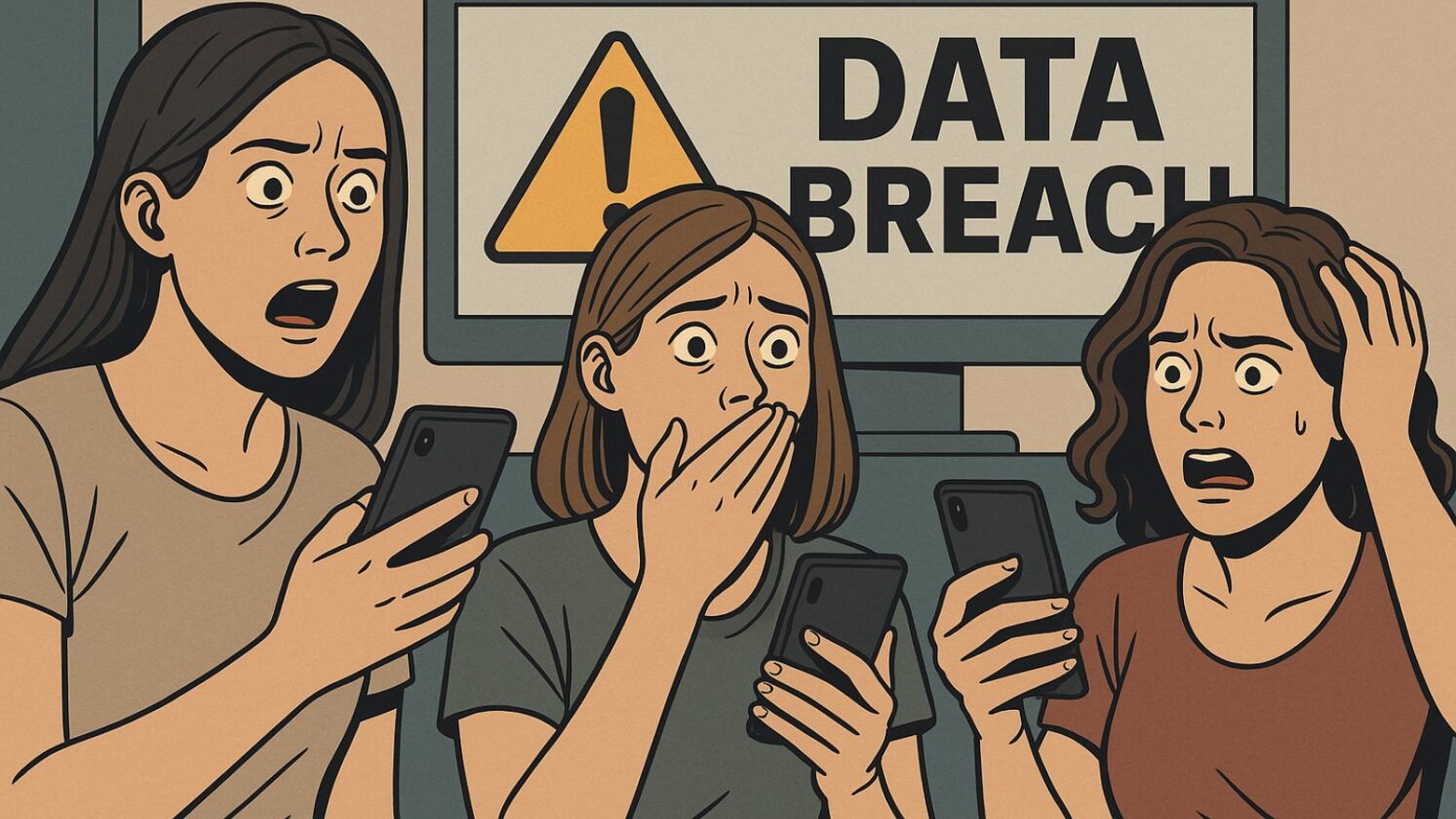 Hack expõe 72 mil imagens do app Tea após falha de segurança - Imagem: ChatGPT