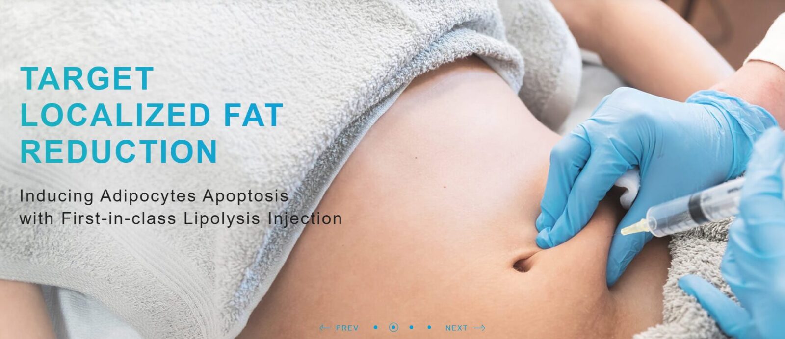 Injeção gordura localizada