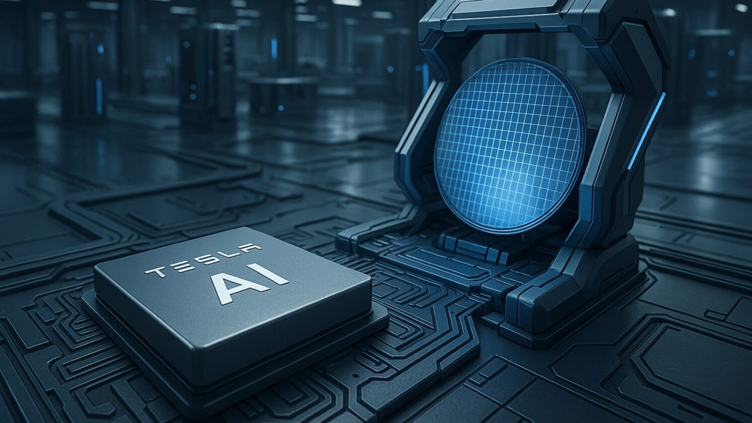 Tesla fecha acordo de R$ 92,4 bilhões com Samsung por chips de IA - Imagem: ChatGPT