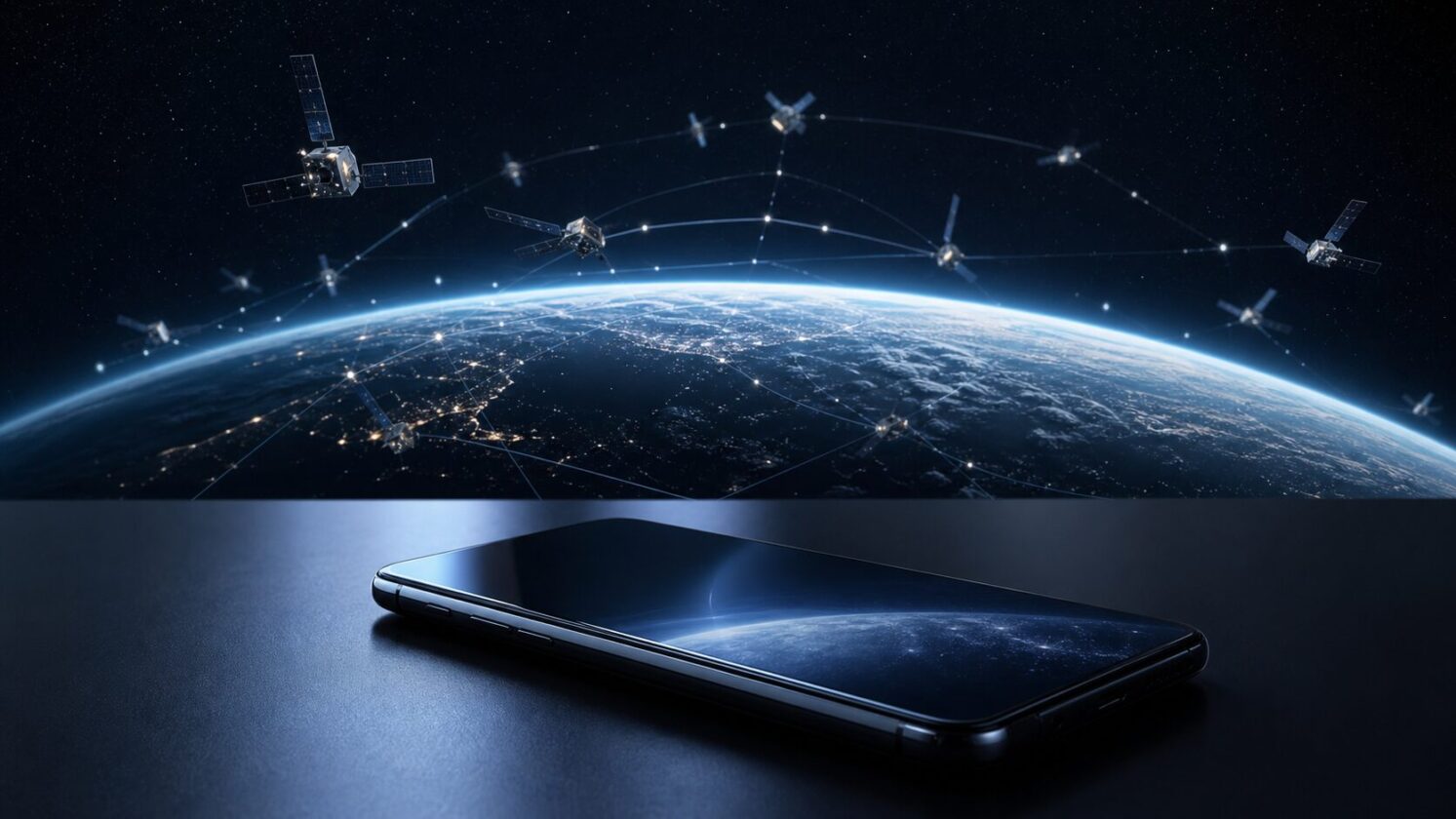 Imagem editorial para a matéria: Amazon apresenta plano para rede de 5.105 satélites com conexão direta a celulares